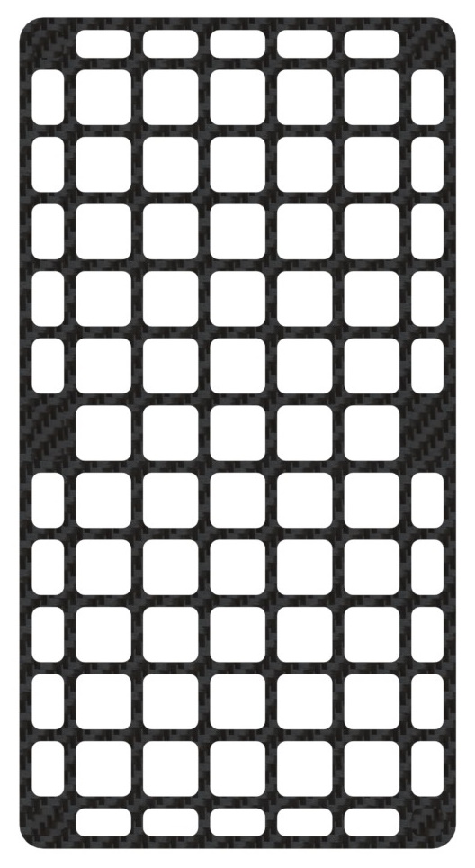 Shim Plate with Grid Recess for Type-S Overlay